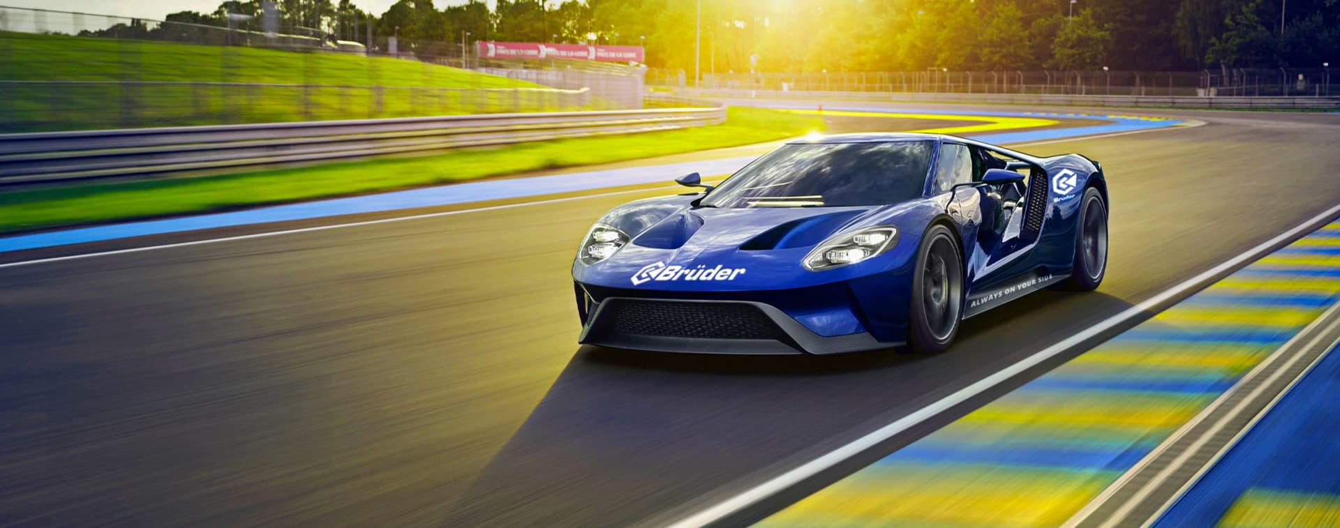 Track and car